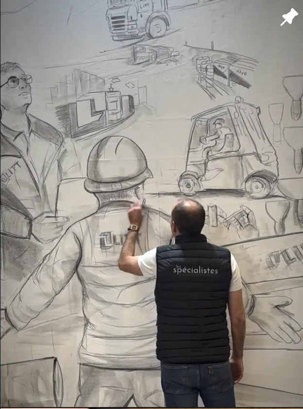 Fresque en direct